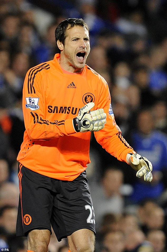 Carlo Cudicini (pictured playing for Chelsea in January 2009) is being sued by his £3million London home's landlord over converting its roof into a sun terrace
