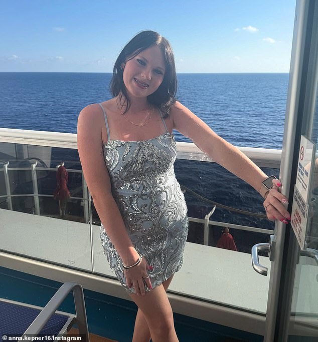 Shock bust made after cheerleader Anna Kepner found dead in cabin of cruise ship as stepbrother charged for killing