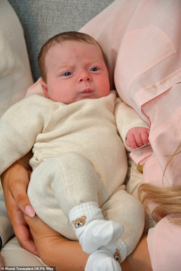 Baby boy Hugo becomes first child in the UK to be born to a mother who received a womb from a dead donor