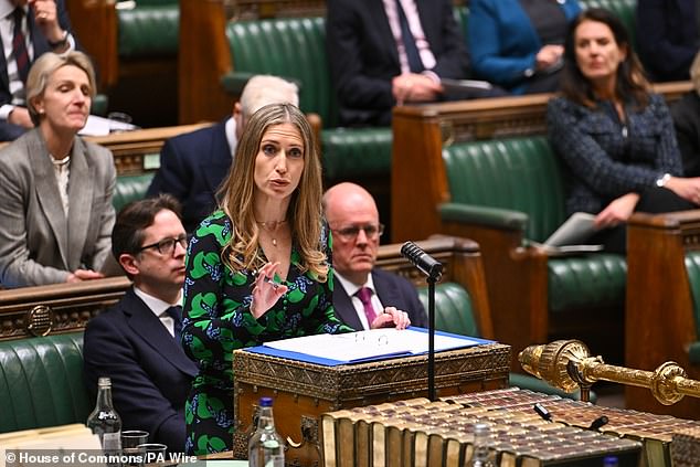 Ministers want to break the link between house prices and access to the best schools (pictured: Shadow Education Secretary Laura Trott, who branded it a 'class war' move)