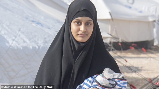 Shamima Begum 'plots return to Britain using people smugglers': Texts from ISIS bride's 'fixer' 'beg for cash so she can flee Syria and force deportation to UK'