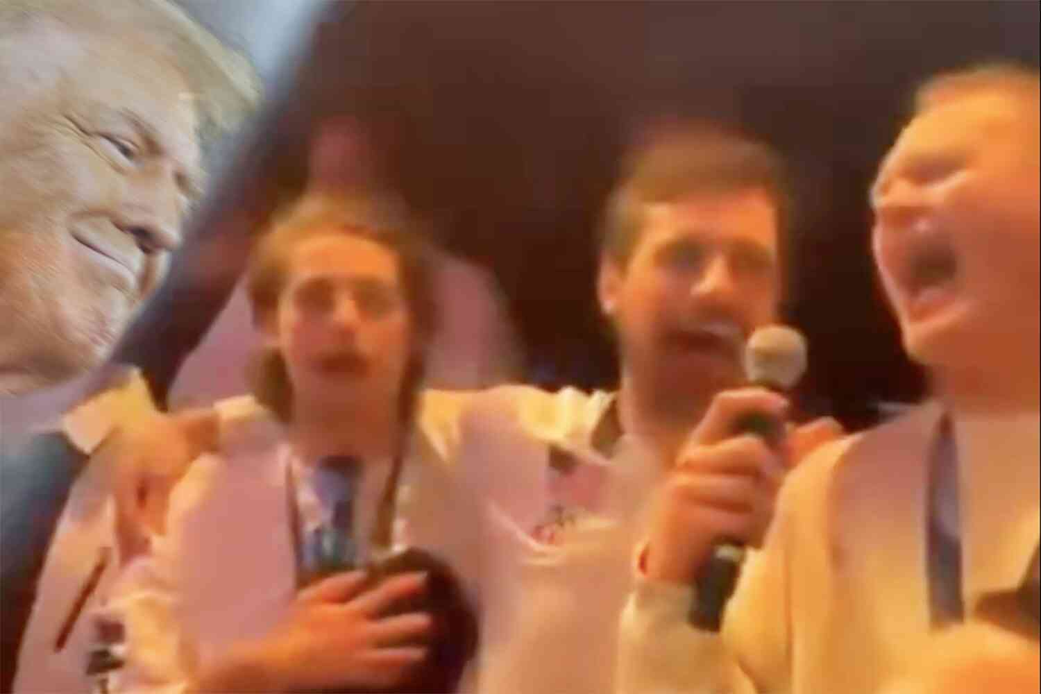 WATCH: US men's hockey team leads Miami club in singing our national anthem