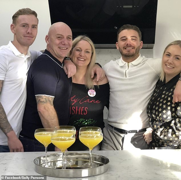 The night he died, Joshua had called into a local pub to see his family (pictured above) and then said he was going to a friend's house