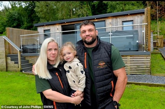 Father still refuses to demolish £195-a-night luxury cabins built without planning permission - despite enforcement notice to pull them down