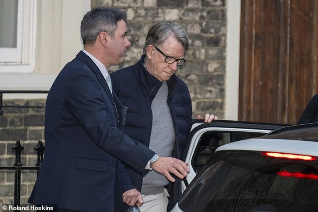 Mandelson being quizzed into the night by Scotland Yard's elite 'Celeb Squad': Questions over what prompted 'unusual' 4.30pm arrest at disgraced Lord's £7m home 17 days after his properties were searched over links to Epstein