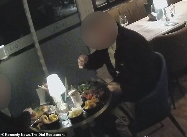 The incident last July mirrors what took place earlier this month at The Dial, in Burton on Trent, Staffordshire, where two men refused to pay for their £165 bill after appearing to sprinkle their own hair over their steak