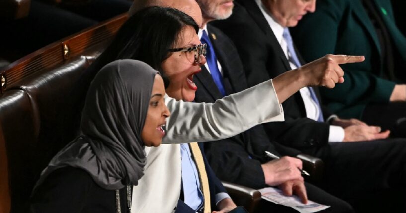 Video - Camera Captures Stunning Moment When Rashida Tlaib Appears to Chant 'KKK' Instead of 'USA' During State of the Union