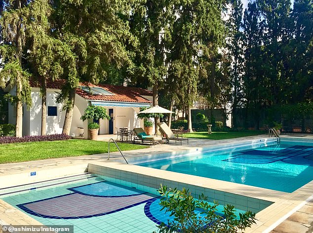 She now lives in Jefferson House, the ambassador's villa located in the exclusive Kolonaki neighborhood of Athens