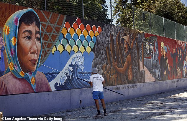 Baca is responsible for the sprawling Great Wall of Los Angeles mural, which covers a floodwater channel in the Valley Glenn neighborhood
