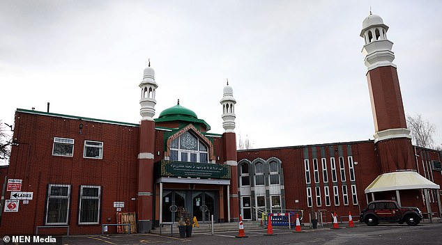 Police attended the mosque after receiving a call from security guards, who had escorted one of the men to a side room