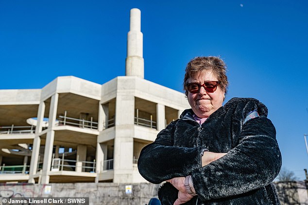 Neighbours of unfinished £6million super-mosque say empty eyesore building that has run out of funding looks more like a disused multi-storey car park
