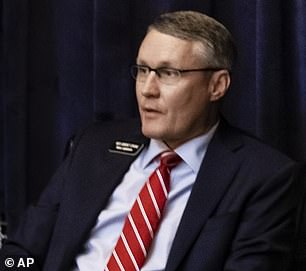 Rep Brent Crane paused Prettinger's testimony to discuss with lawmakers how to proceed