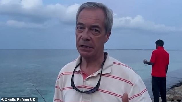 Reform UK leader Nigel Farage attempted to reach the Chagos islands last week