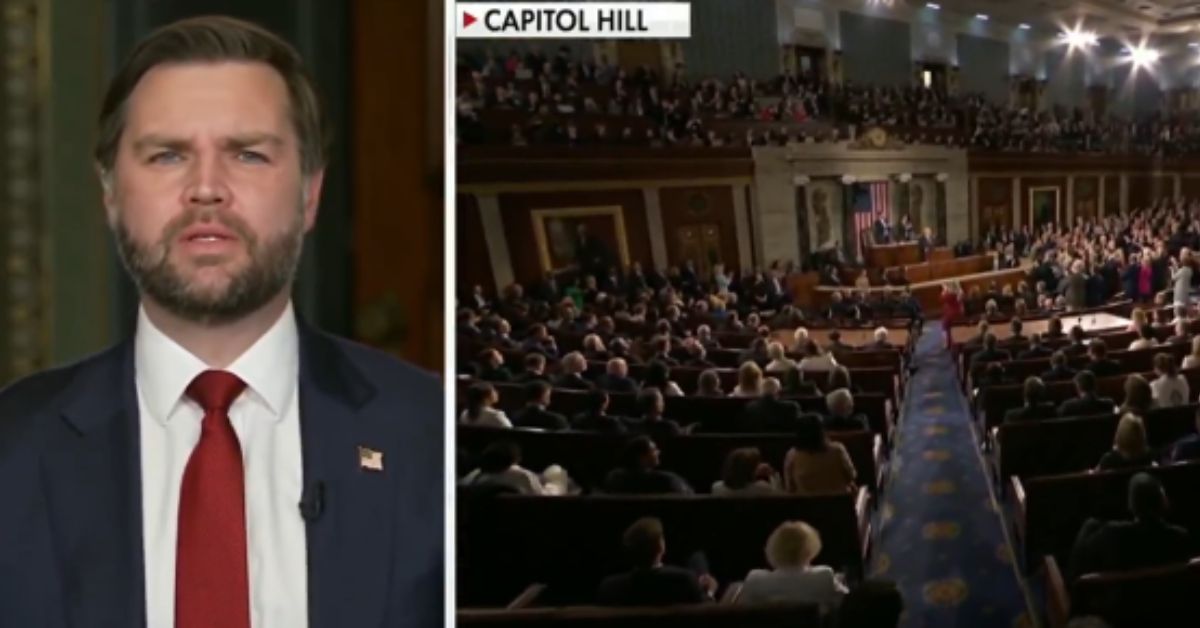 WATCH: JD Vance Rips Shameful Democrats for Not Standing During Trump’s SOTU Call to Protect Americans First, ‘Sad Commentary on the Party!’
