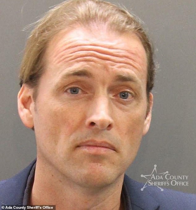 Pettinger has been arrested multiple times for acts of disturbing the peace. He's pictured above in an undated mugshot