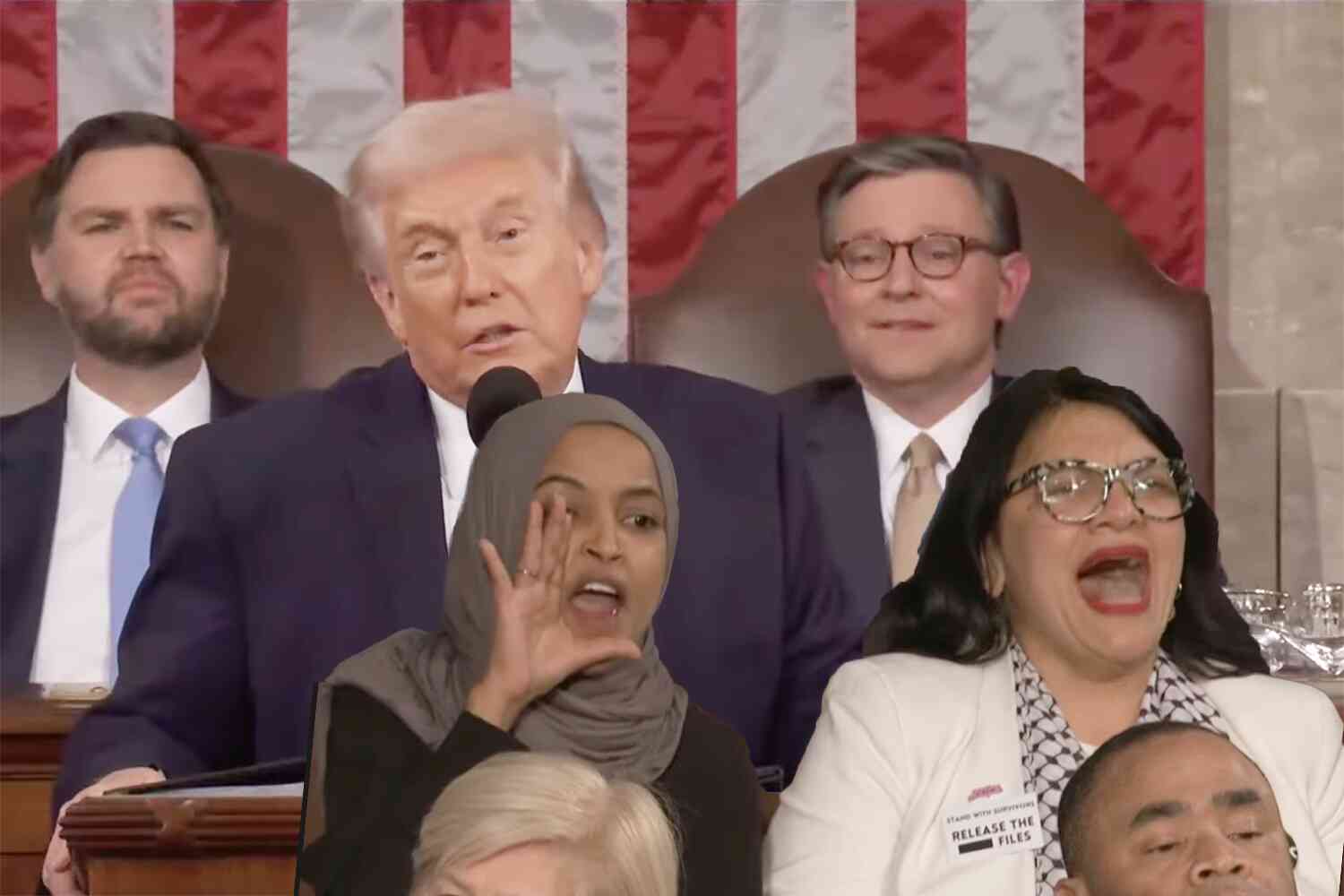 I recreated the State of the Union for you, but only the wildest moments