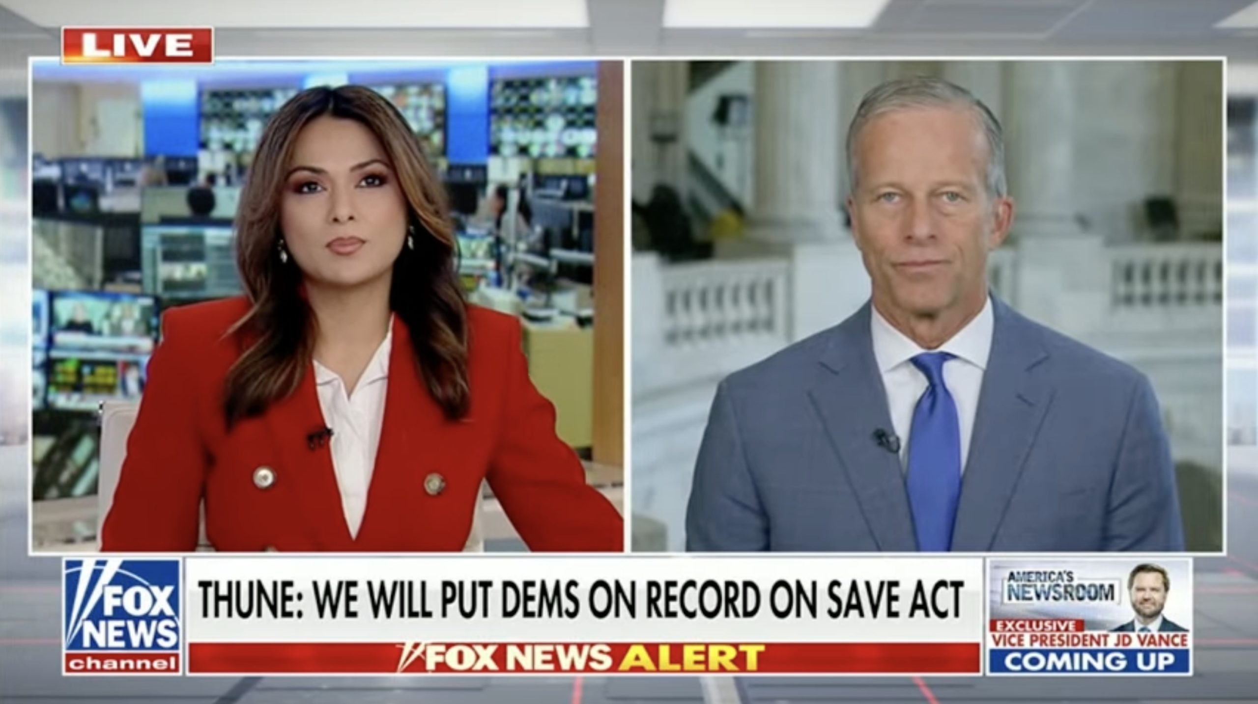 RINO Senate Leader John Thune Confirms He’s FORCING a Vote on the SAVE America Act