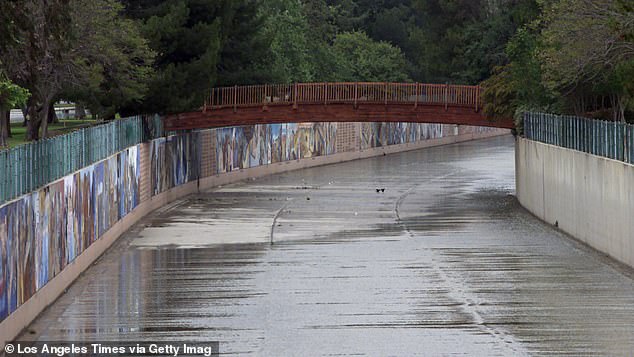 Baca hopes that the mural's addition will be finished in time for the LA Olympics in 2028