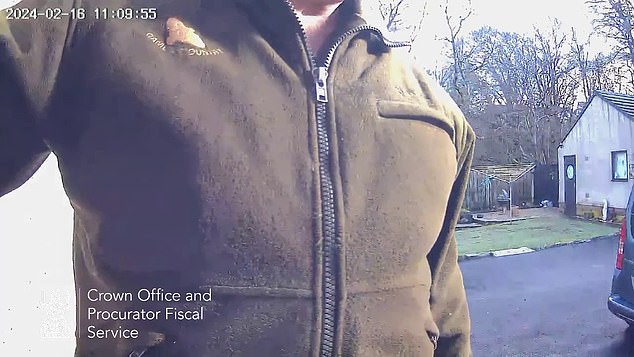 Campbell was seen on CCTV around the area in footage showed to the jury