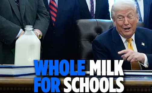 Udder madness? Leftists claim putting whole milk back on school menus is racist