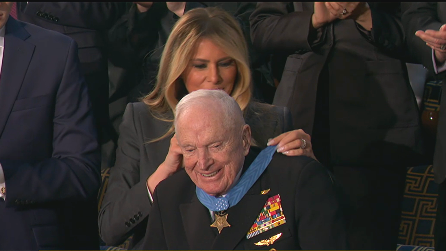 Secretary Of War Inducts Naval Aviator And Medal Of Honor Recipient Into The Pentagon’s Hall Of Heroes