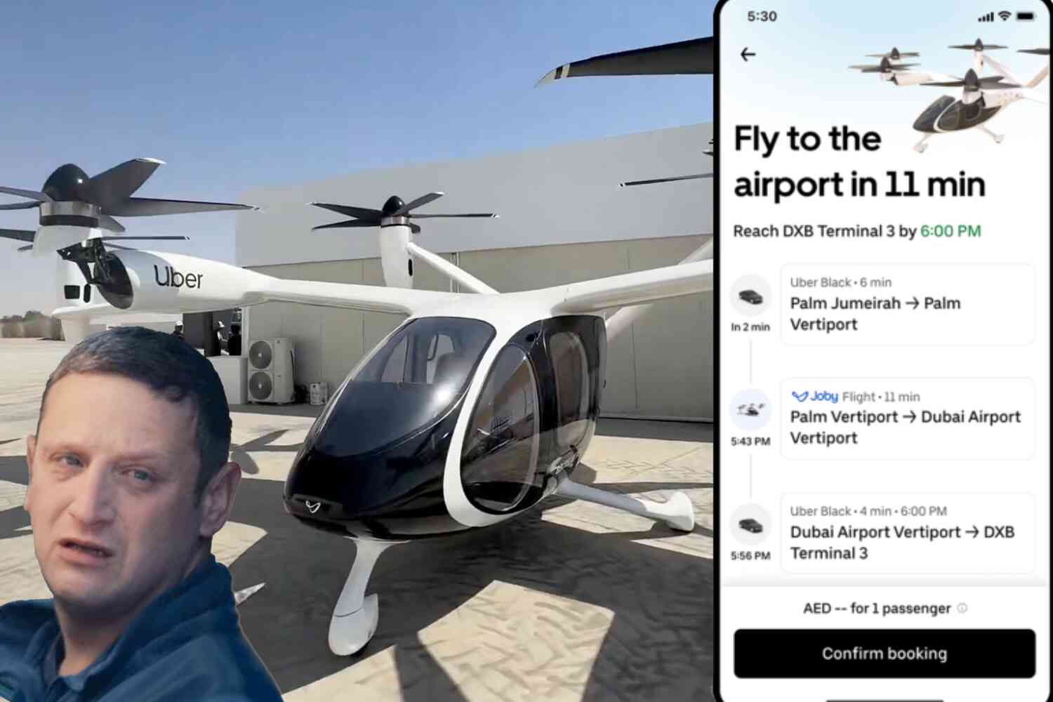 Uber introduces new air taxi (what could possibly go wrong?)