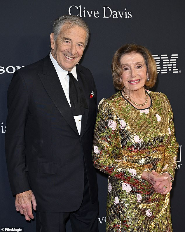 The 85-year-old and her venture capitalist husband, Paul (pictured in January), also 85, have faced accusations of insider trading for years amid their exceptional wealth