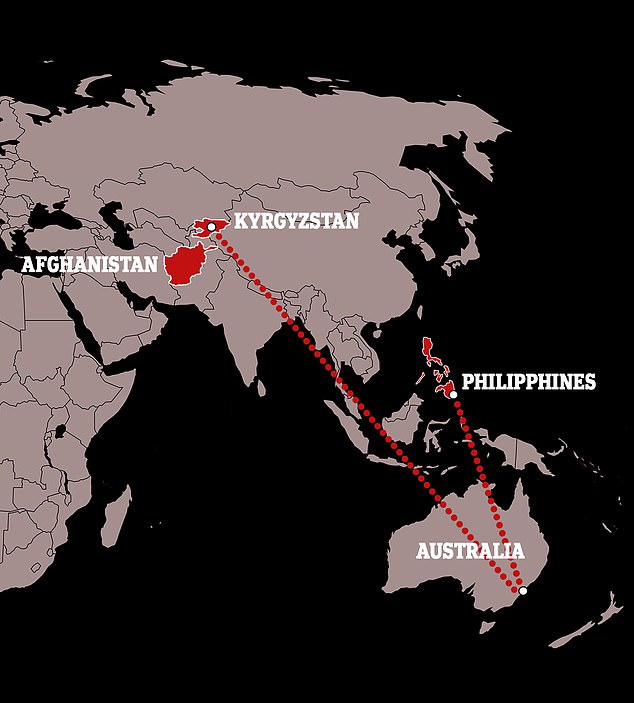 The pair travelled to the Philipphines in the lead-up to the attack but also tried to get to Afghanistan earlier