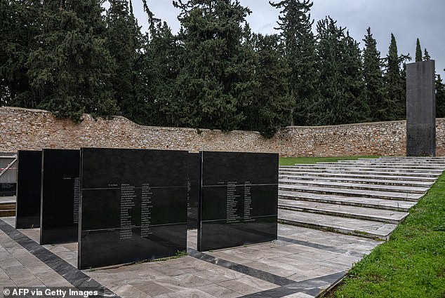 The site has been turned into a memorial to honour the 200 men who were executed