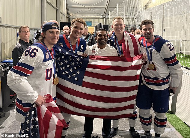 Backing Patel, Wilkins said that he joined the boozy locker room festivities at the invitation of the gold medalists