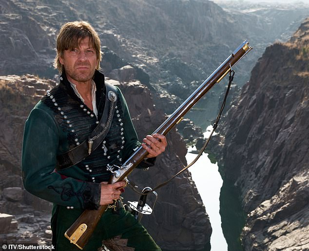 Sean Bean as Richard Sharpe in the ITV series. Author Bernard Cornwell used the rugby star's name as the inspiration for that character in his book series after initially using the name as a placeholder