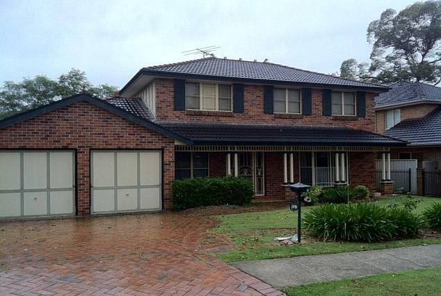 Stevens was arrested at his parents' $3million four-bedroom detached home in Castle Hill.