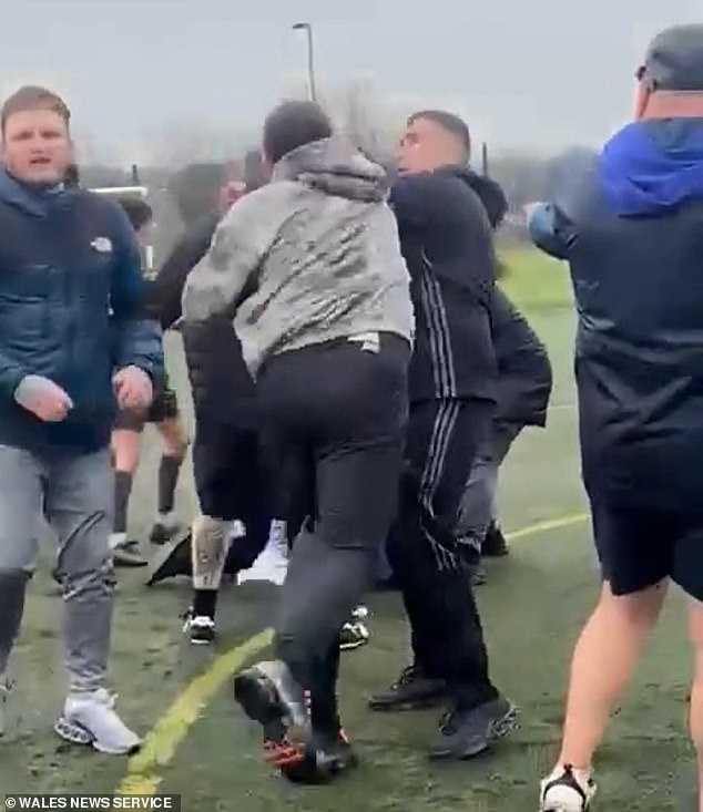 Those involved have been handed a life time ban from Trefelin BGC football club