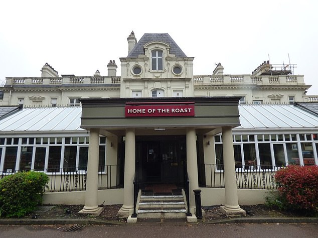 The entrance to Toby Carvery in Enfield. At the time Mitchell and Butlers, who own Toby Carvery, initially claimed contractors chopped down the tree after acting on the advice of experts who assessed it as dying and a risk to the public