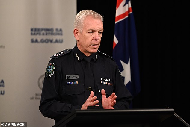 SAPOL commissioner Grant Stevens vowed to return to Oak Park Station