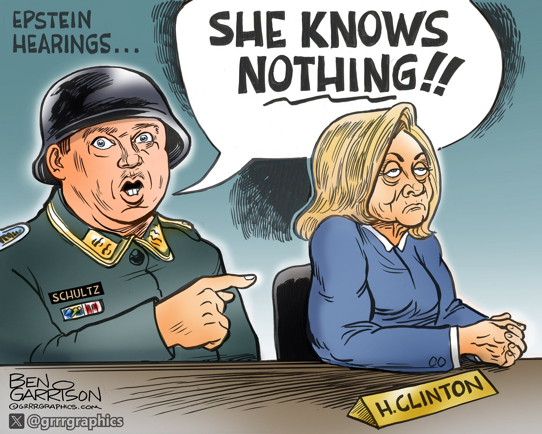 Hillary Takes The Stand