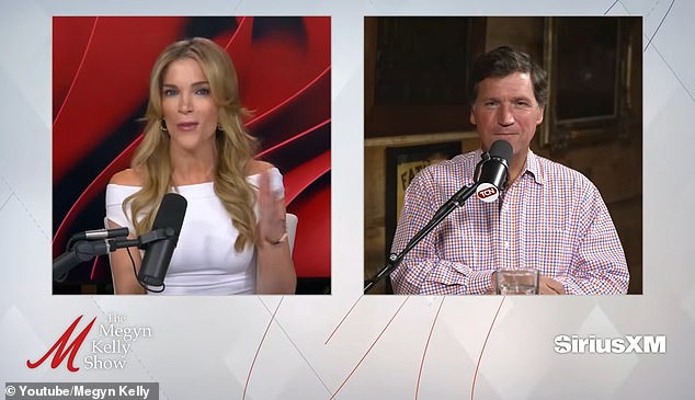 Kelly dropped the photo during an interview with Tucker Carlson