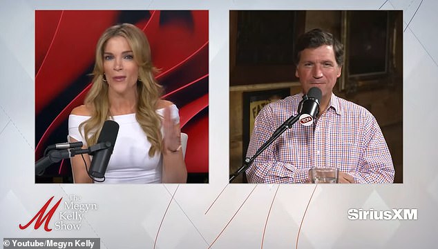 Kelly dropped the photo during an interview with Tucker Carlson