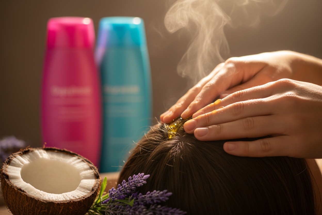 Reclaim Your Health: An Ancient Oil Ritual for Scalp, Stress, and Sleep