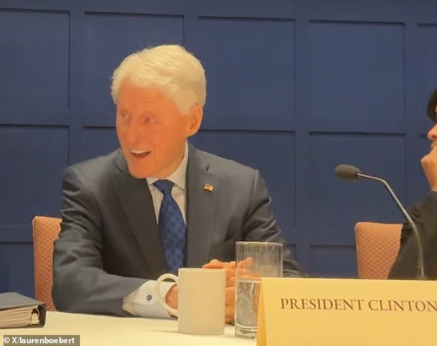 In his opening statement on Friday, Clinton said, 'I saw nothing, and I did nothing wrong'