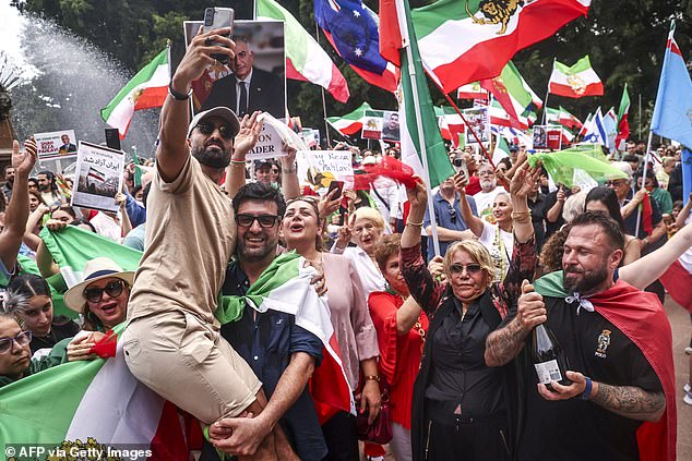 Similar celebrations were seen in city's across Australia