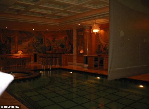 The hot tub and pool appear to be part of the same luxury suite area based on the full set of images made public