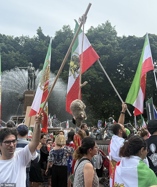 Demonstrators celebrated the death of Israeli Supreme Leader, Ayatollah Ali Khamenei