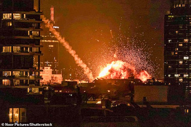 Massive explosions and air raid sirens have erupted over Tel Aviv as Iran launches surgical missile strike in retaliation to a joint Israeli-US strike on Iranian territory early Saturday morning. Sirens blared and large blasts echoed across the city