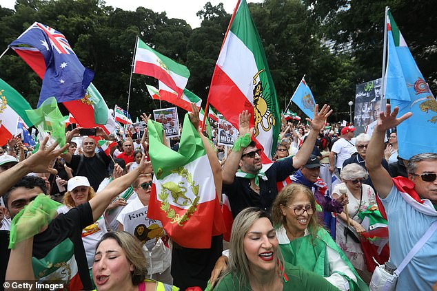 They were celebrating the downfall of a tyrannical regime