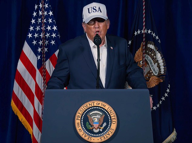 Mr Trump has said the objective of his strikes on Iran were to eliminate 'imminent threats' from the Iranian regime and to halt Iran's nuclear ambitions.