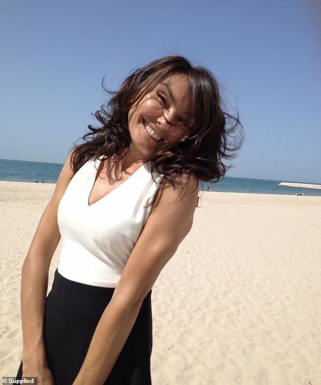 Samantha Dicomo, 50, (pictured) who has lived in Dubai for eight years, said the explosion at Al-Dhafra air base was so powerful it made the walls of her home in tremble