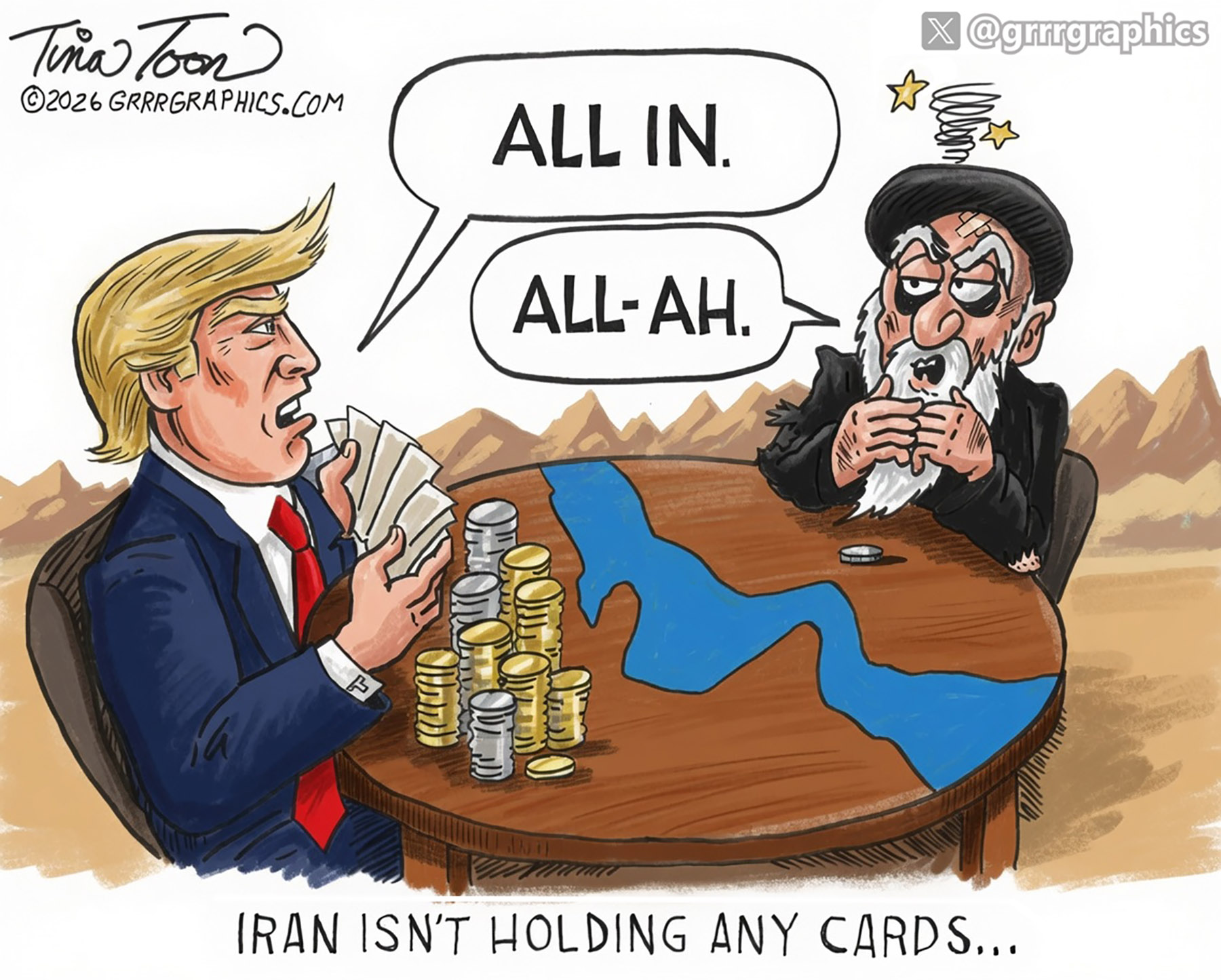 President Trump Holds All The Cards