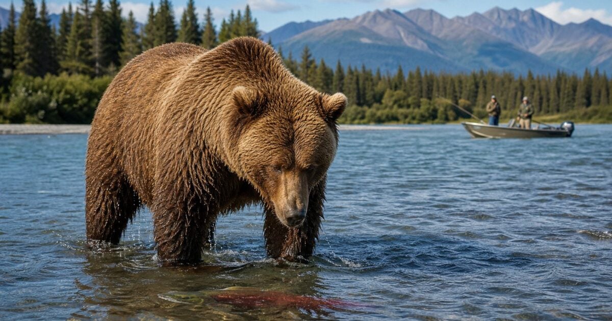 WATCH: Alaska Fishing Guide Kept His Camera Rolling — Then the Grizzly Made Its Move
