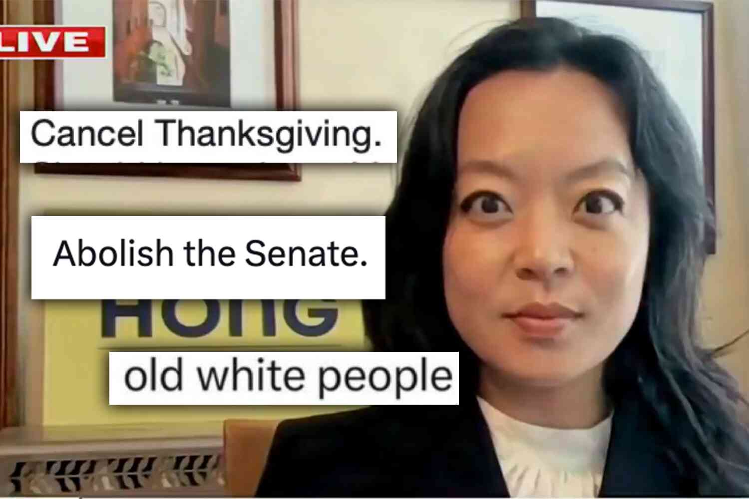 Francesca Hong distances herself from Democratic Socialists, but only after endorsing their platform and tweeting some truly unhinged takes